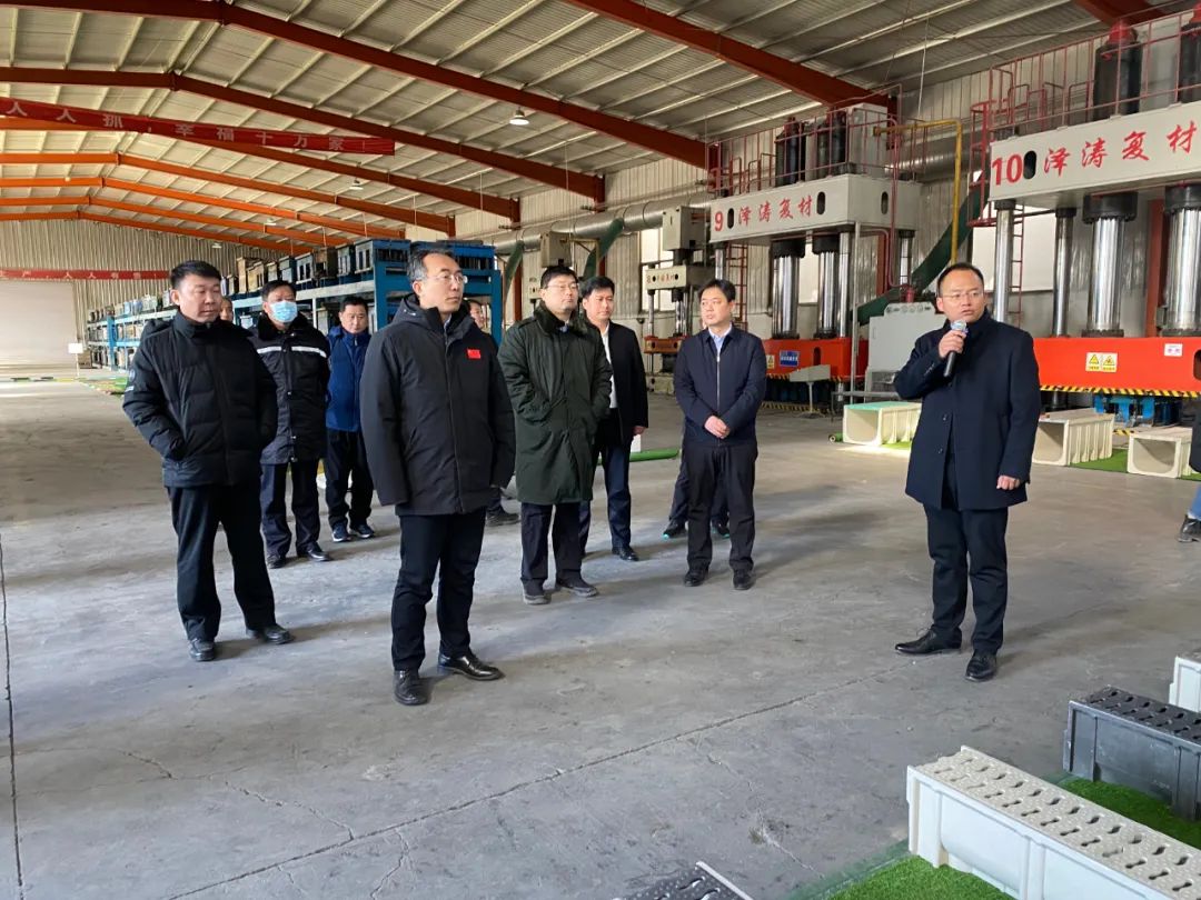 惠民县“大干2023”第二次现场观摩团走进山东泽涛复材(图3)