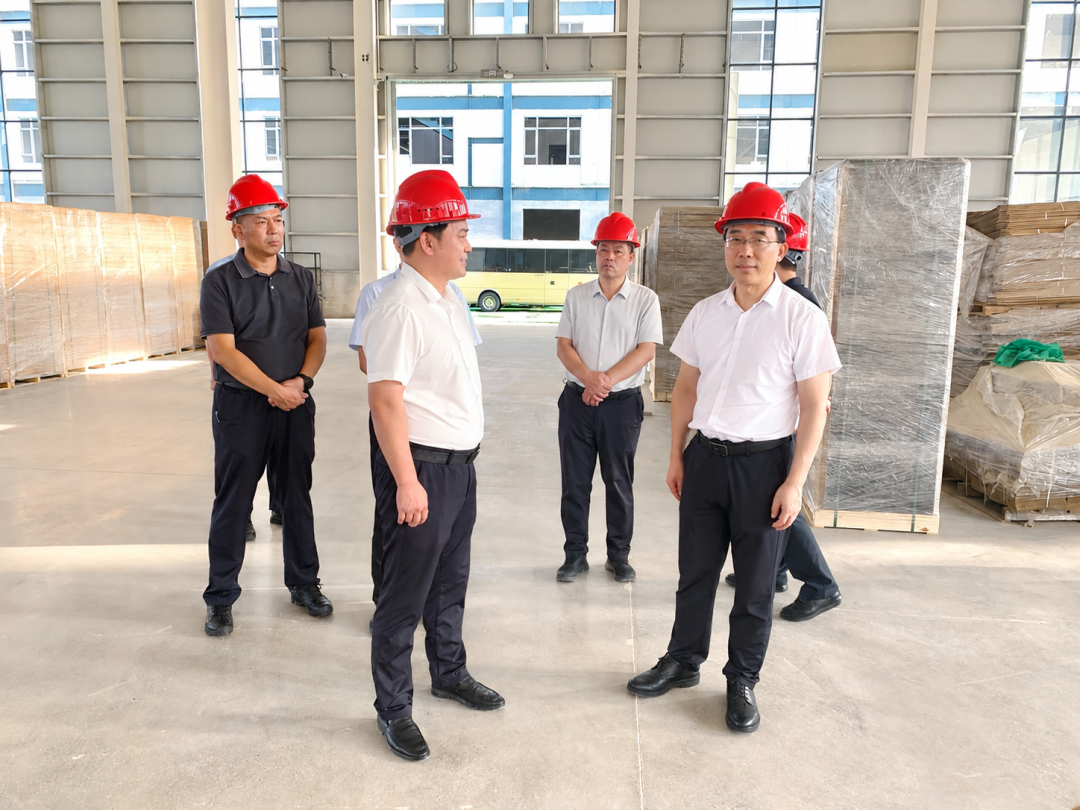 惠民县委书记王玮到山东泽涛调研重点项目建设